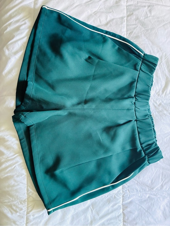 bishop + young Pants - bishop + young Ford Drawstring Track Athletic Shorts with White Piping